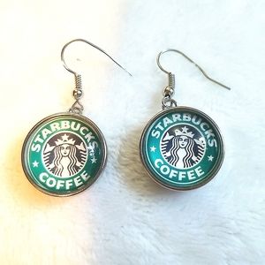 Starbucks earrings